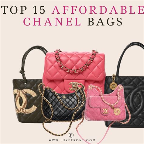 cheapest chanel bag 2023|chanel least expensive item.